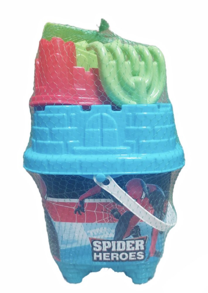 Burak Toys Set 6 jucarii de nisip Castel Nr.1 Blue