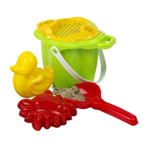 Burak Toys Set 6 jucarii de nisip Pluto Green