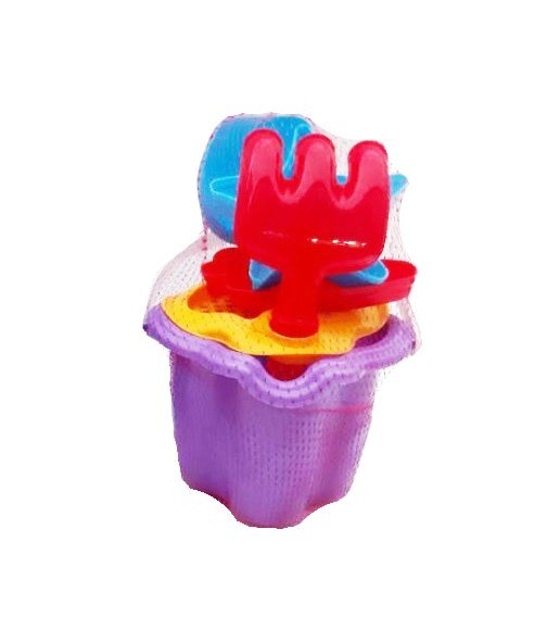 Burak Toys Set 6 jucarii de nisip Pluto Purple