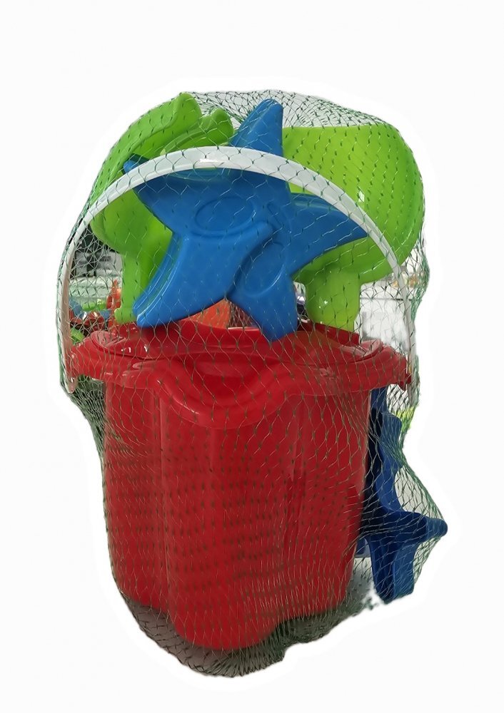 Burak Toys Set 6 jucarii de nisip Pluto Red