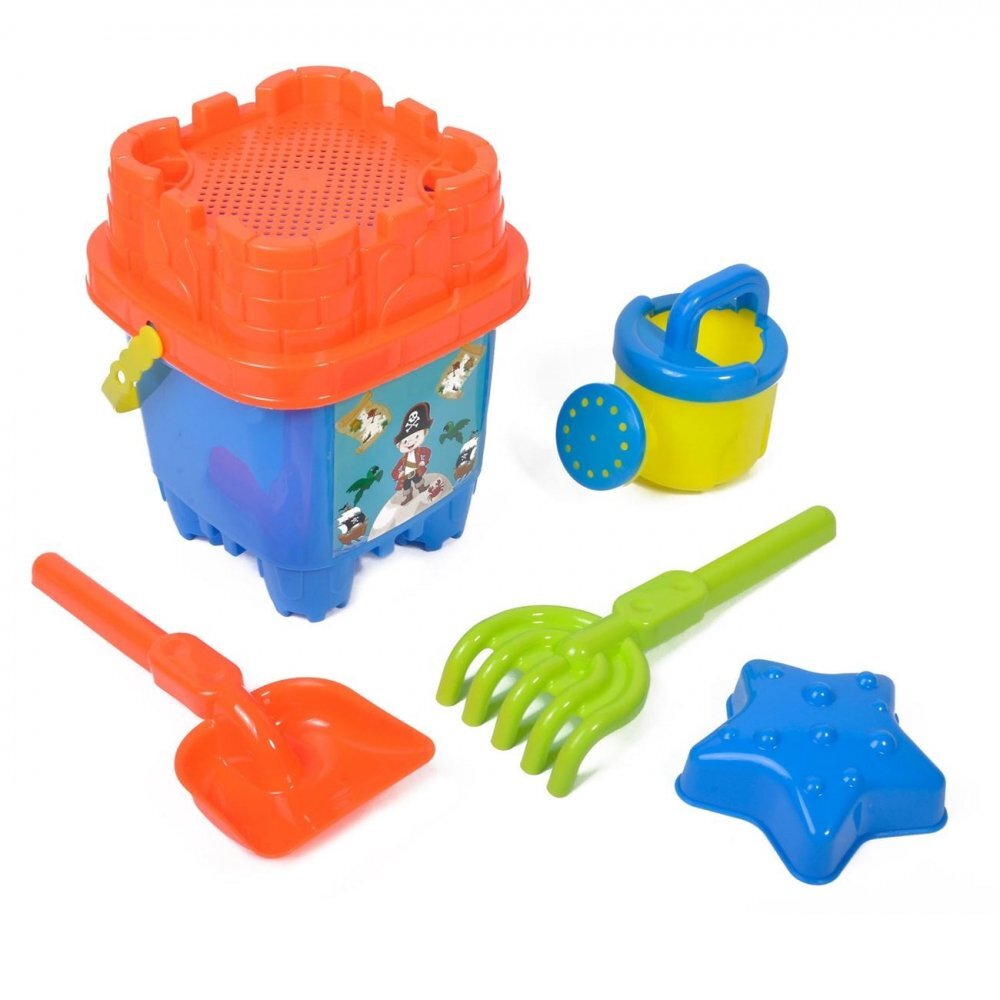 Burak Toys Set 8 jucarii de nisip Castel Nr.2 Multicolor