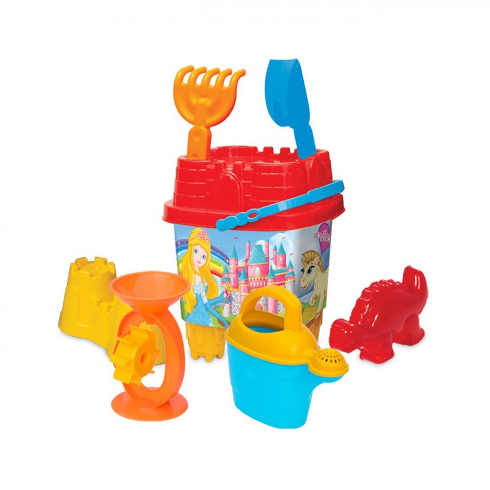 Burak Toys Set 8 jucarii de nisip Castel Nr.2 Multicolor