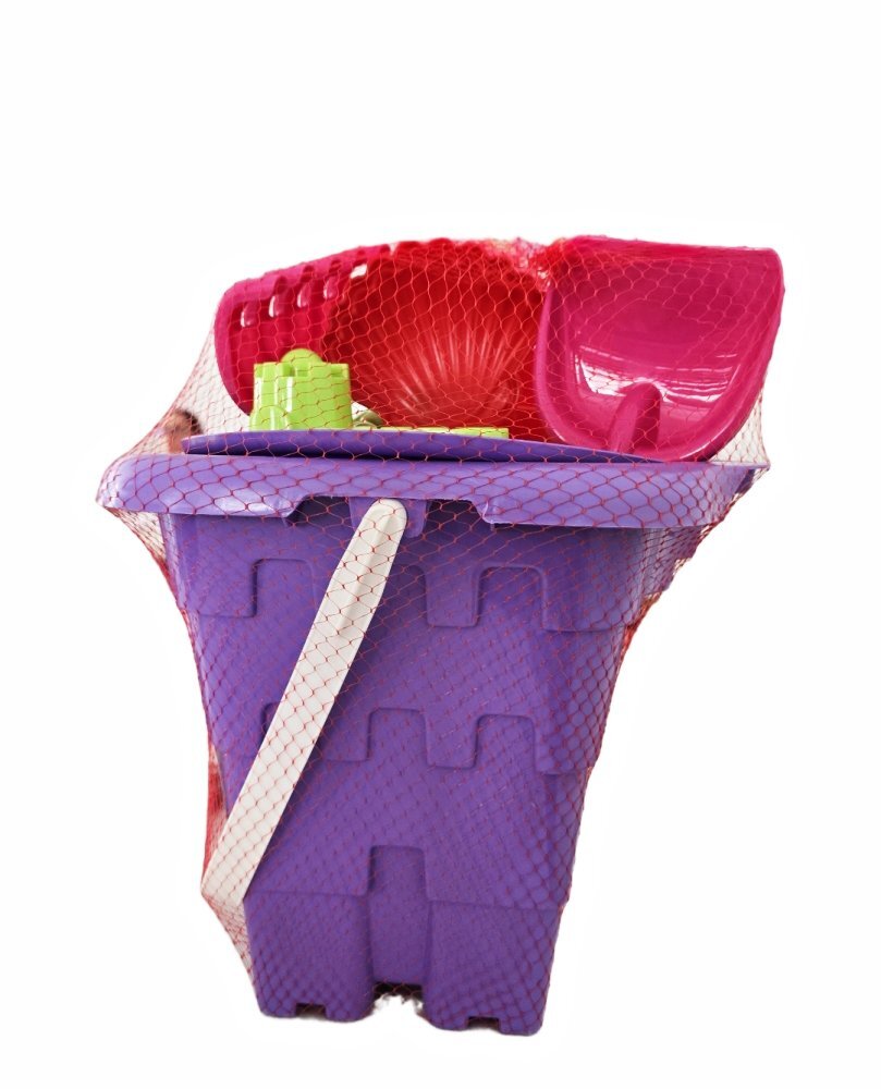 Burak Toys Set 9 jucarii de nisip Castel Purple