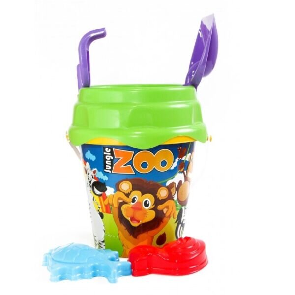 Burak Toys Set jucarii de nisip cu 8 piese Desene Verde