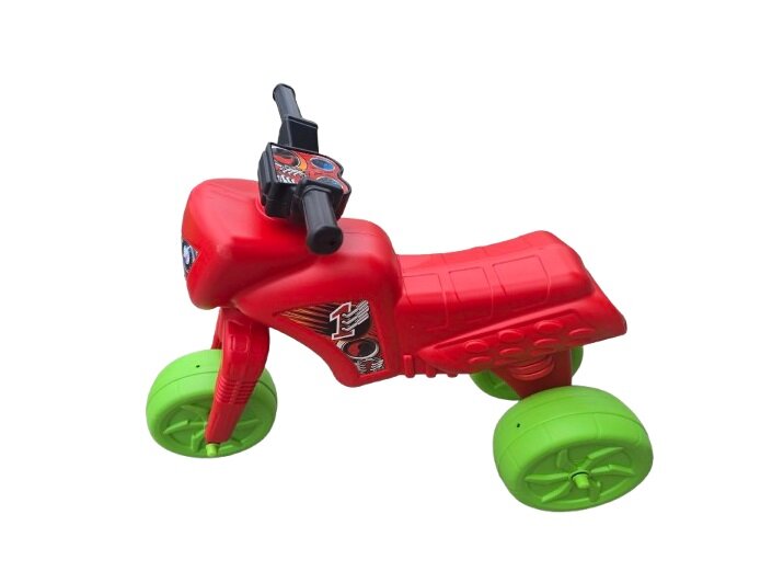 Burak Toys Tricicleta copii fara pedale Big Cross red de la 2 ani pana la 20 kg inaltime pana la sezut 34 cm