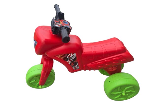 Burak Toys Tricicleta copii fara pedale Big Cross red de la 2 ani pana la 20 kg inaltime pana la sezut 34 cm