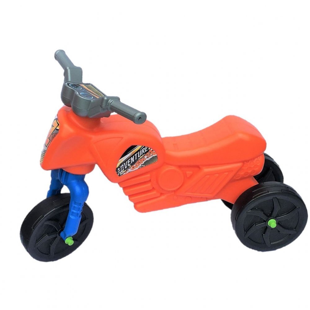 Burak Toys Tricicleta de echilibru pentru copii fara pedale design ergonomic de la 2 ani pana la 20 kg dimensiune 60 x 45 x 25 cm portocalie
