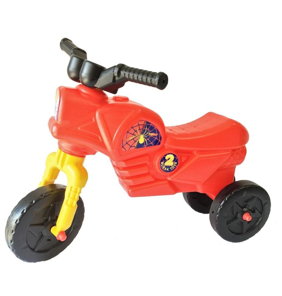 Burak Toys Tricicleta de echilibru pentru copii fara pedale design ergonomic de la 2 ani pana la 20 kg dimensiune 60 x 45 x 25 cm Rosu