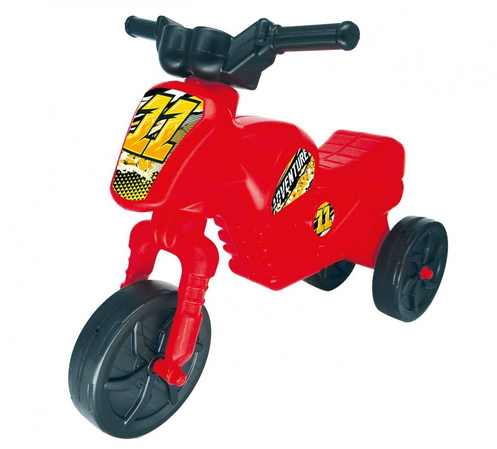 Burak Toys Tricicleta de echilibru pentru copii fara pedale design ergonomic de la 2 ani pana la 20 kg dimensiune 60 x 45 x 25 cm Rosu