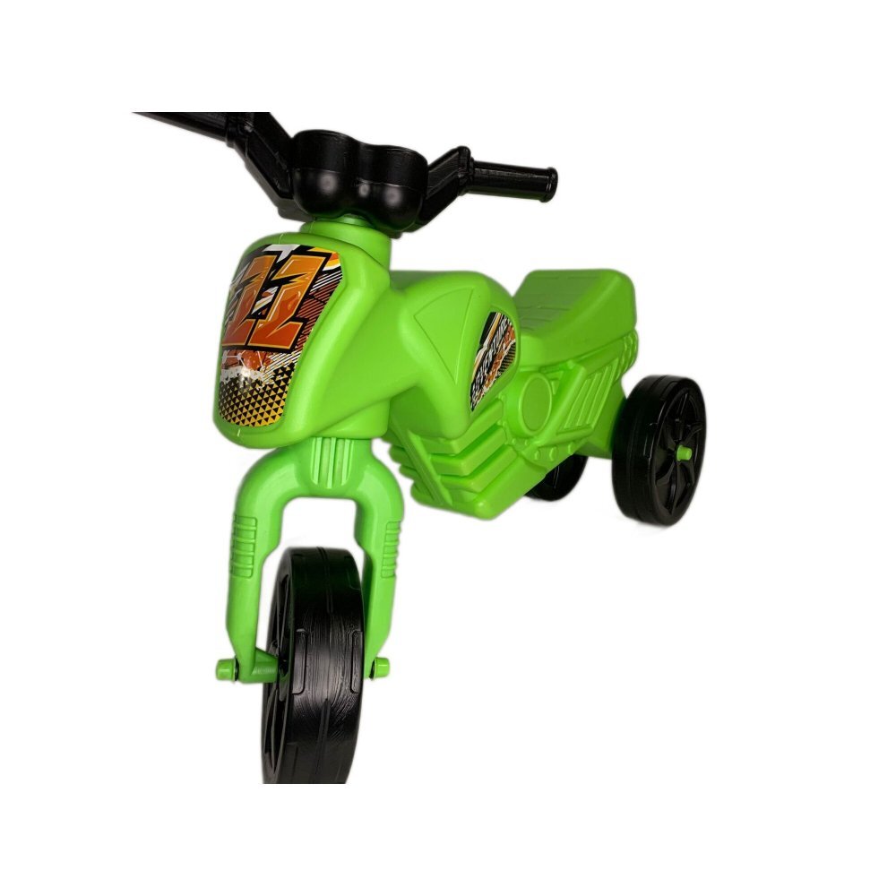 Burak Toys Tricicleta de echilibru pentru copii fara pedale design ergonomic de la 2 ani pana la 20 kg dimensiune 60 x 45 x 25cm Verde