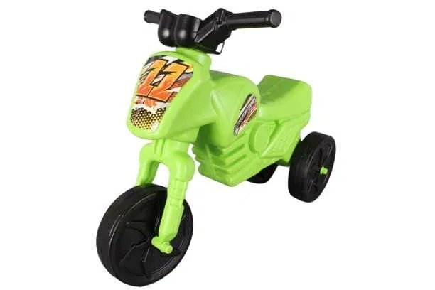 Burak Toys Tricicleta de echilibru pentru copii fara pedale design ergonomic de la 2 ani pana la 20 kg dimensiune 60 x 45 x 25cm Verde