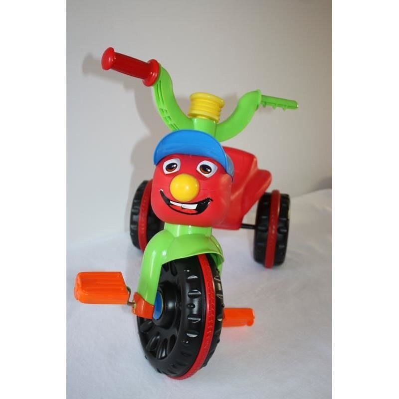 Burak Toys Tricicleta pentru copii Funny Red cu claxon si pedale greutate maxima admisa 20 kg