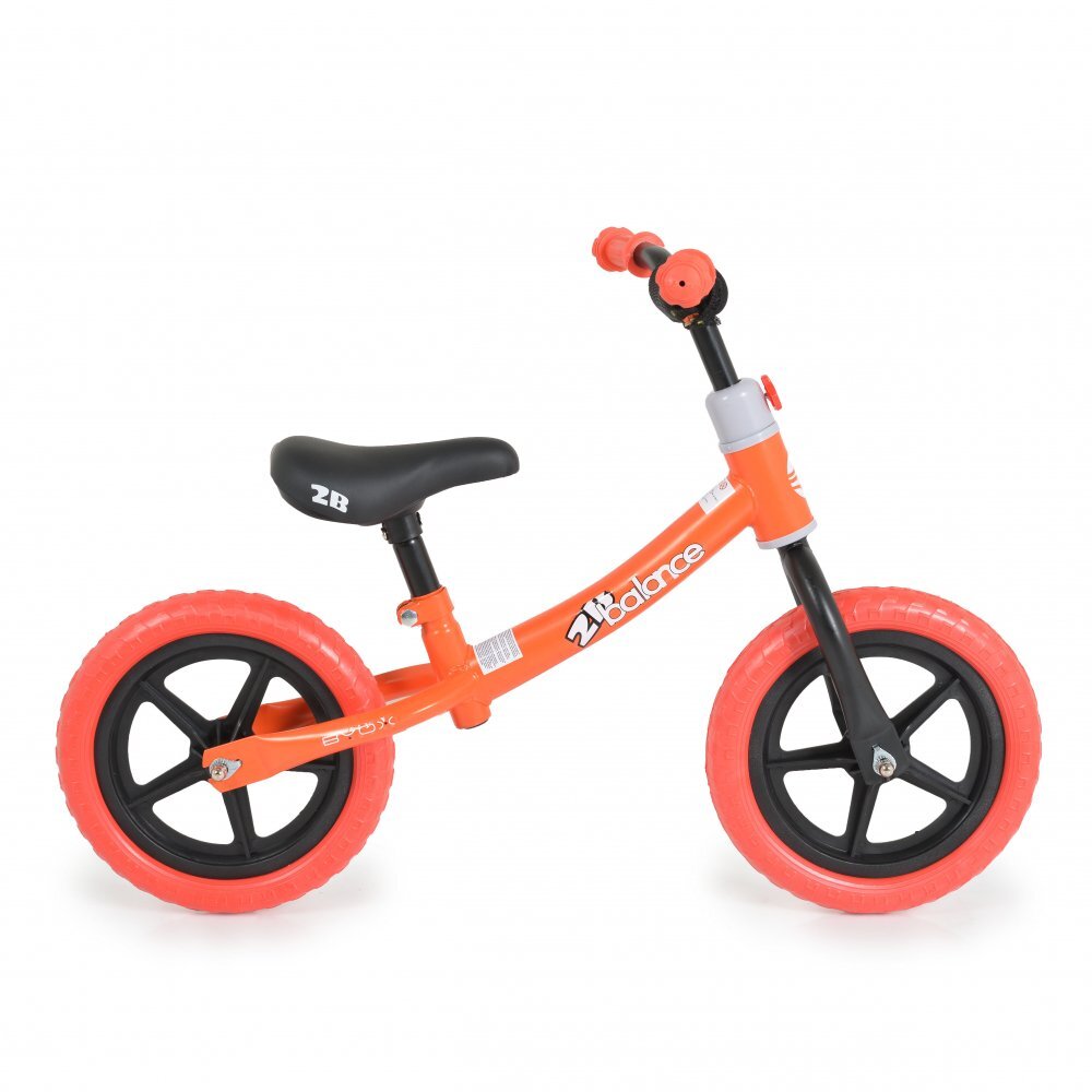 Byox Bicicleta copii fara pedale 2B balance Red 12 inch de la 2 ani pana la greutatea de 20 kg ghidon reglabil pe inaltime roti din spuma EVA inaltimea scaunului reglabila de la 35 cm la 45 cm