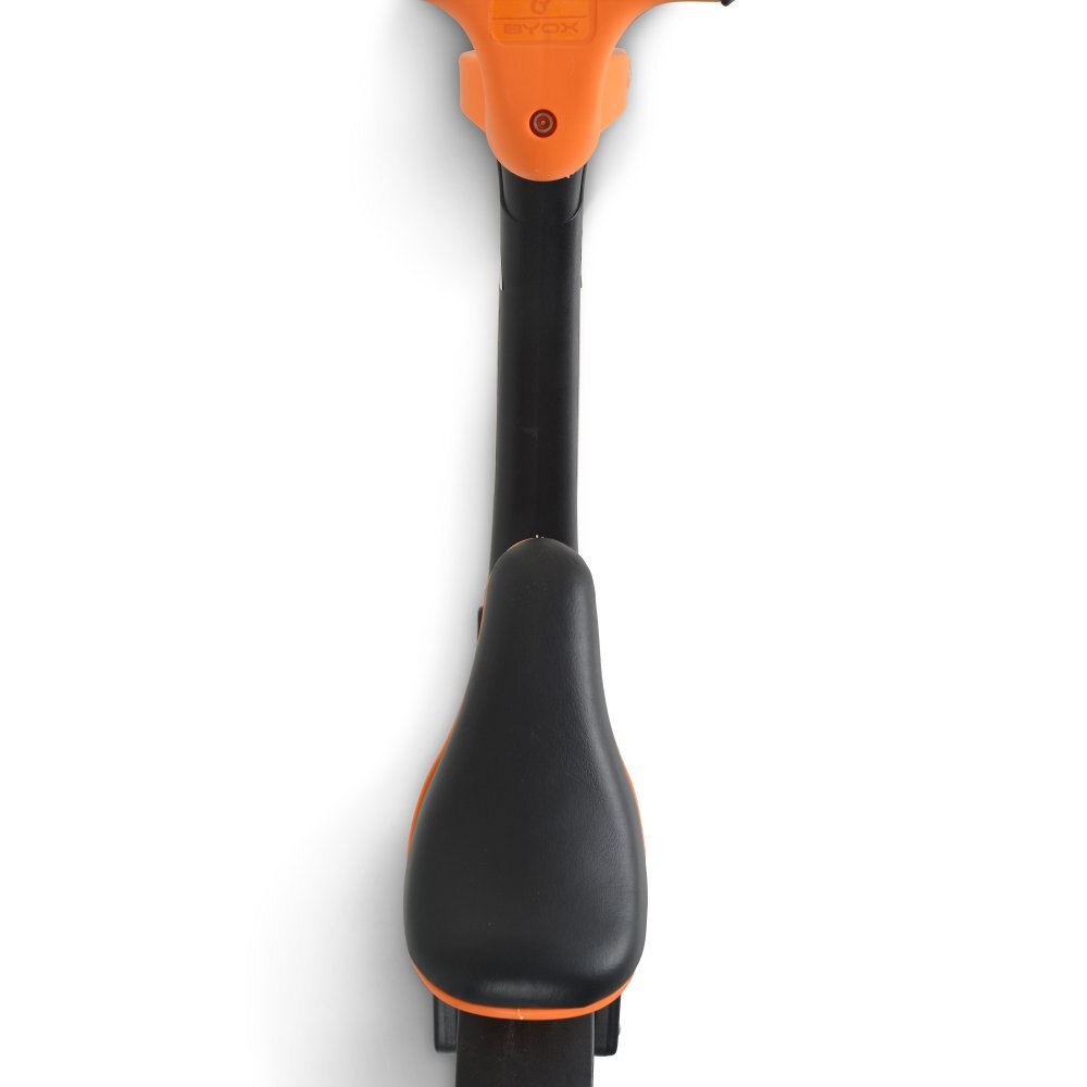 Byox Bicicleta copii fara pedale Next Step Black 12 inch cu stepper picioare lateral pliabil pentru copiii cu varsta peste 2 ani si cu o greutate maxima de pana la 50 kg scaun reglabil de la 35-41 cm