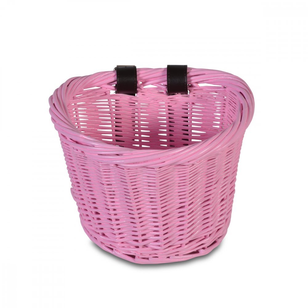 Byox Cos de bicicleta impletit Basket Pink