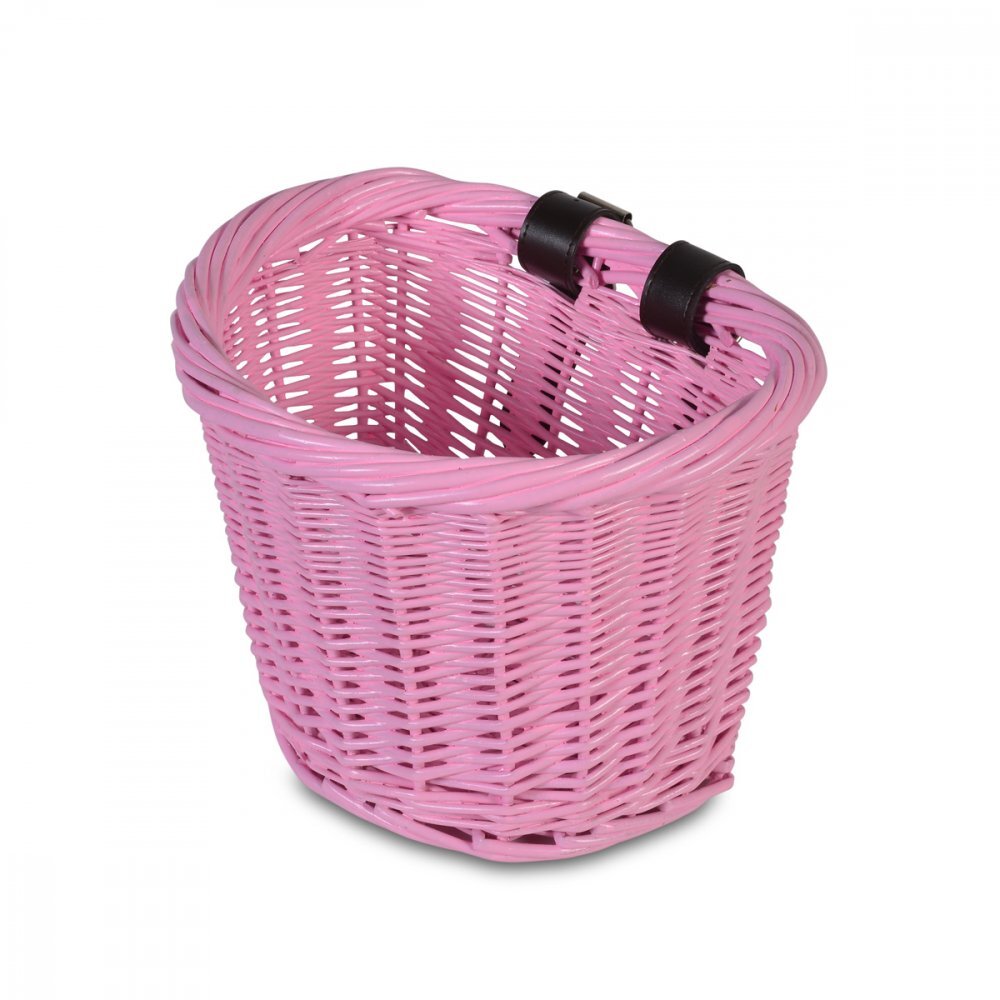 Byox Cos de bicicleta impletit Basket Pink