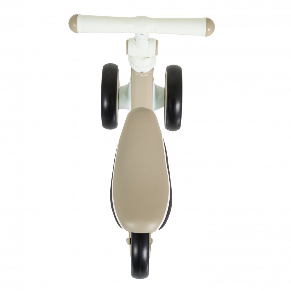 Byox Mini tricicleta de echilibru fara pedale Lils bike Beige sezut moale si reglabil pe inaltime interval de viraj limitat roti late din spuma EVA potrivita copiilor de la 1 an