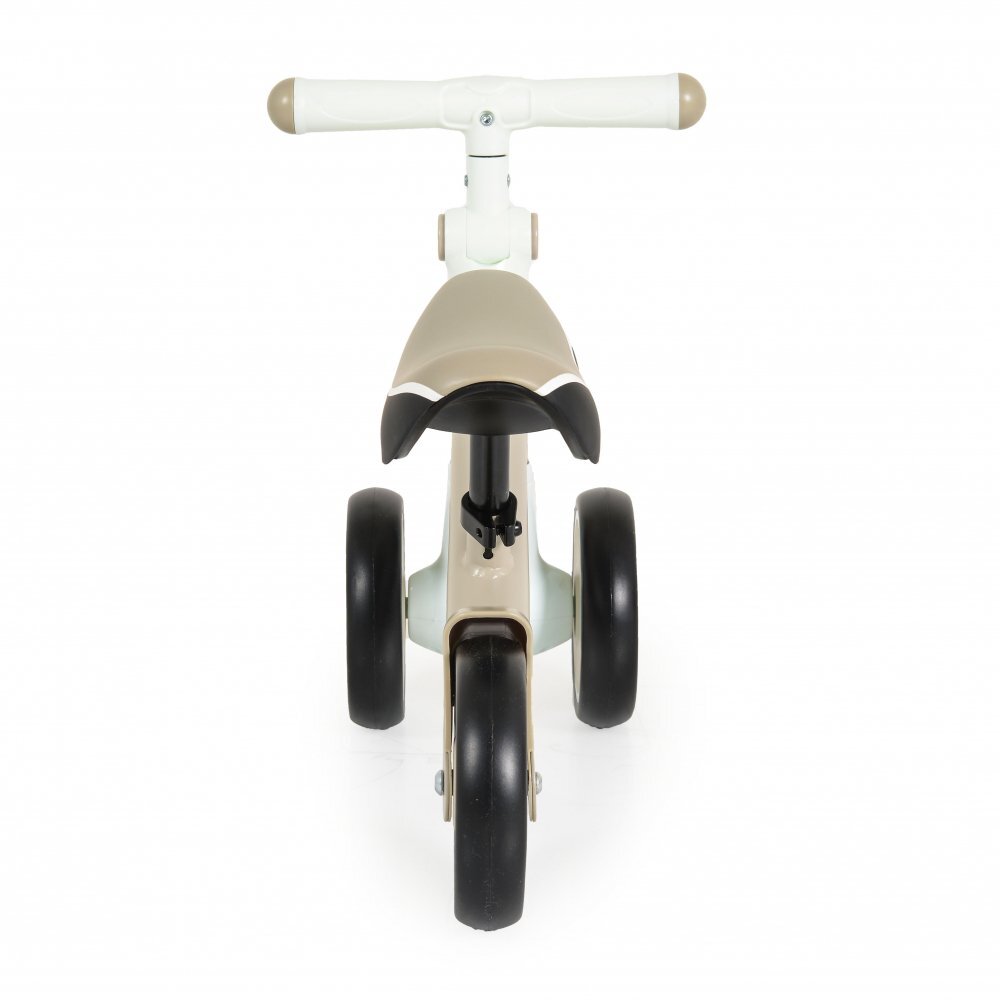 Byox Mini tricicleta de echilibru fara pedale Lils bike Beige sezut moale si reglabil pe inaltime interval de viraj limitat roti late din spuma EVA potrivita copiilor de la 1 an