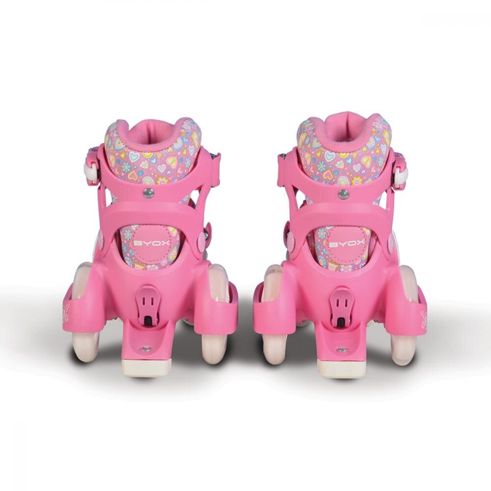 Byox Patine cu rotile Little Beetle Pinky Girl XS 26-29