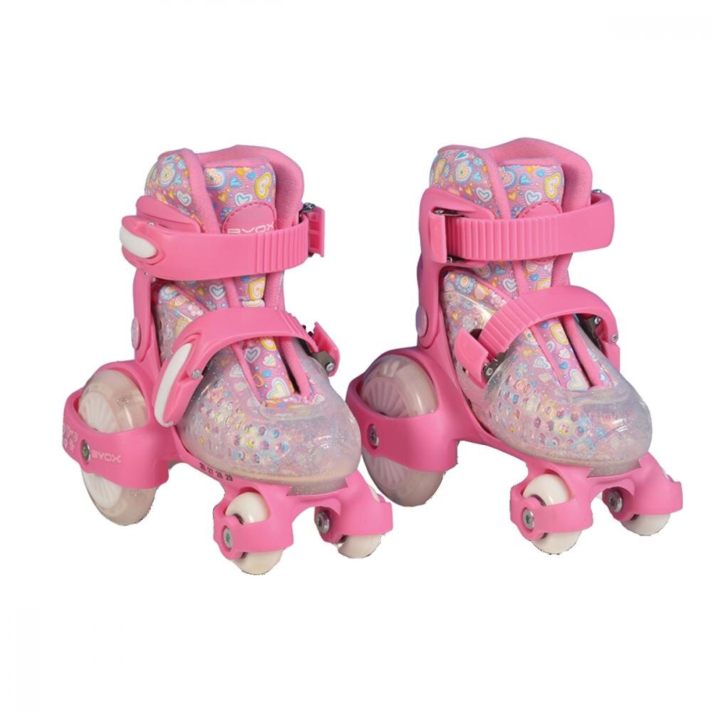 Byox Patine cu rotile Little Beetle Pinky Girl XS 26-29