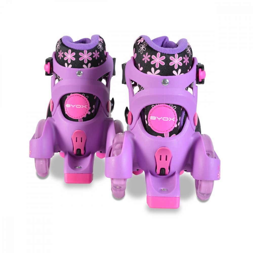 Byox Patine cu rotile Little Beetle Violet Girl XS 26-29