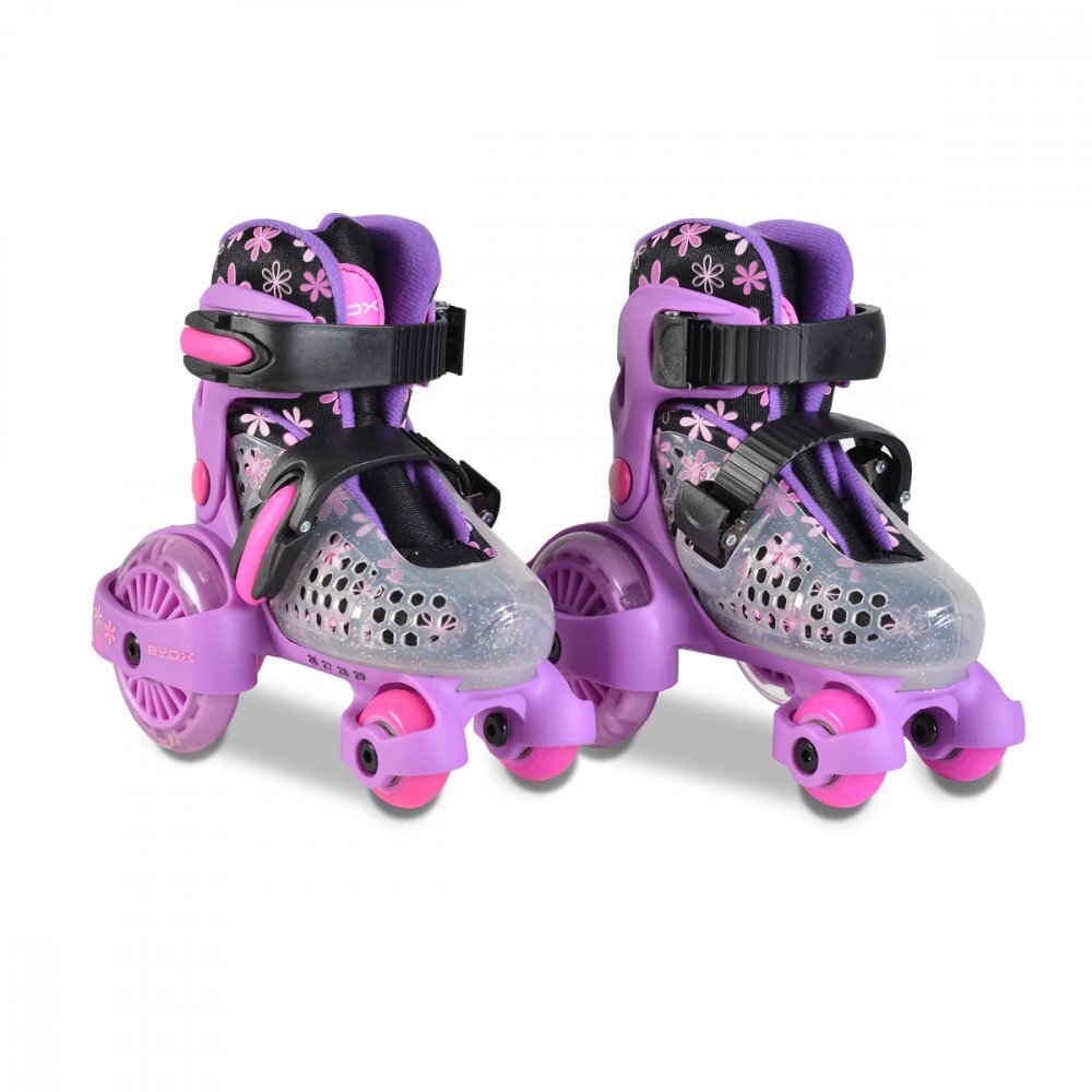 Byox Patine cu rotile Little Beetle Violet Girl XS 26-29