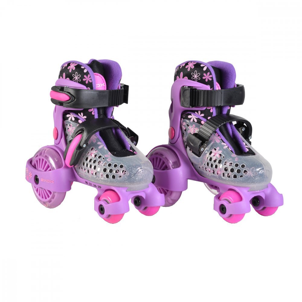 Byox Patine cu rotile Little Beetle Violet Girl XS 26-29