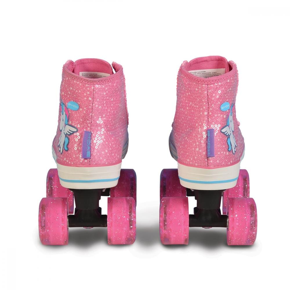 Byox Patine cu rotile pentru fetite Alicorn XL 38-39
