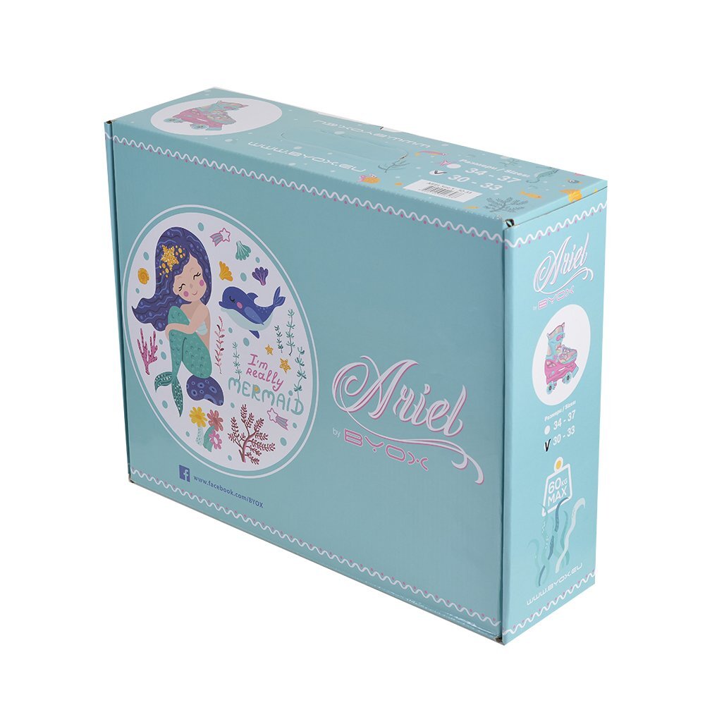 Byox Patine cu rotile pentru fetite Ariel L 38-41