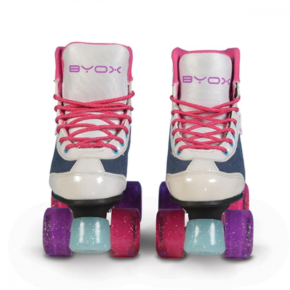 Byox Patine cu rotile pentru fetite Denim XL 38-39