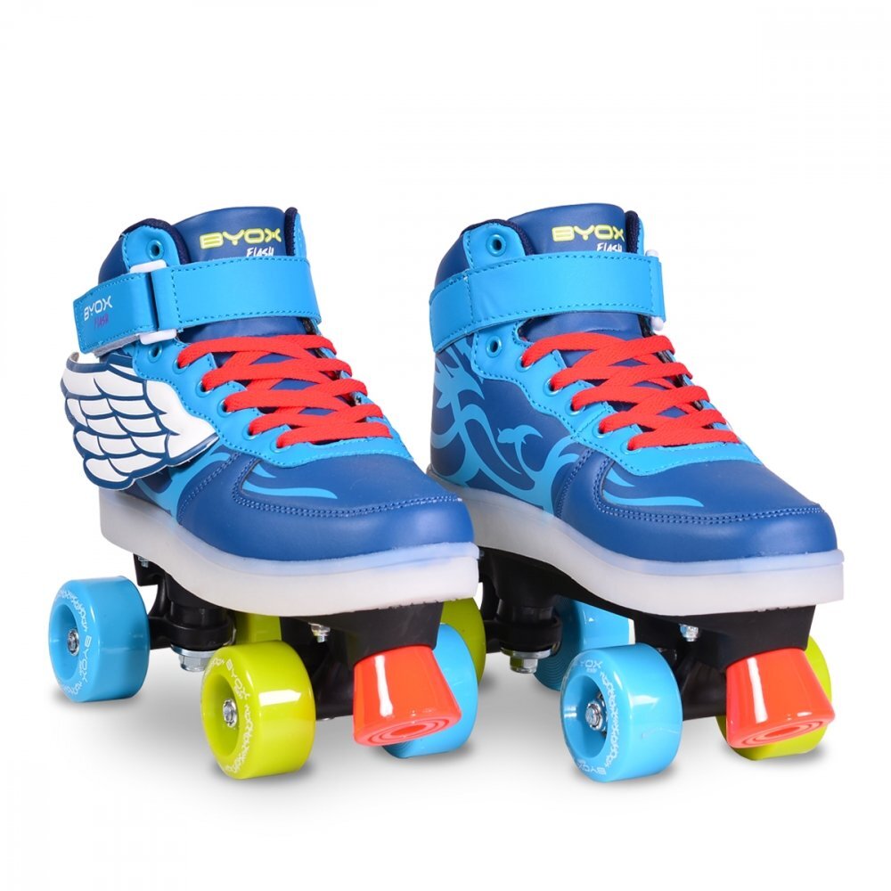 Byox Patine cu rotile si lumini pentru baieti Flash S 33-34