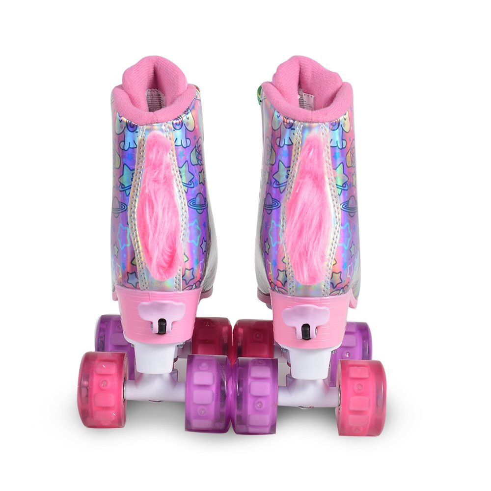 Byox Patine cu rotile si lumini pentru fetite Unicorn S 31-34