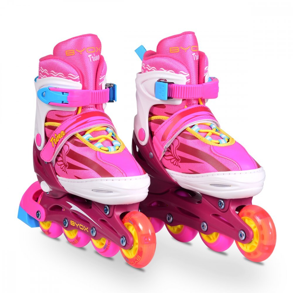 Byox Role copii reglabile 34-37 Trina M Pink