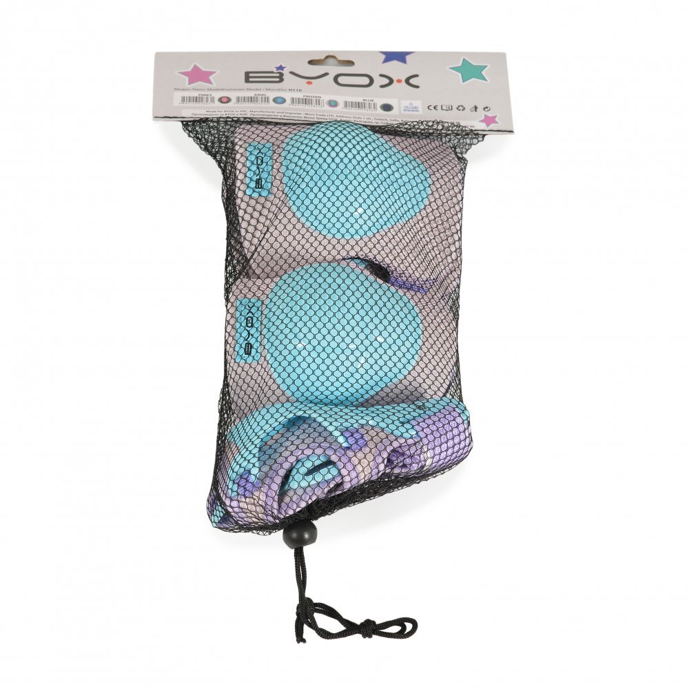 Byox Set protectii copii pentru sport in aer liber Ariel cu cotiere genunchiere si protectii brate Class A pana la 25kg Marime S