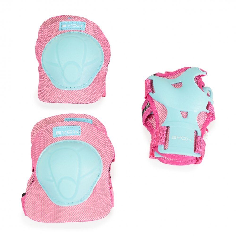 Byox Set protectii copii pentru sport in aer liber Frozen cu cotiere genunchiere si protectii brate Class A pana la 25kg Marime S