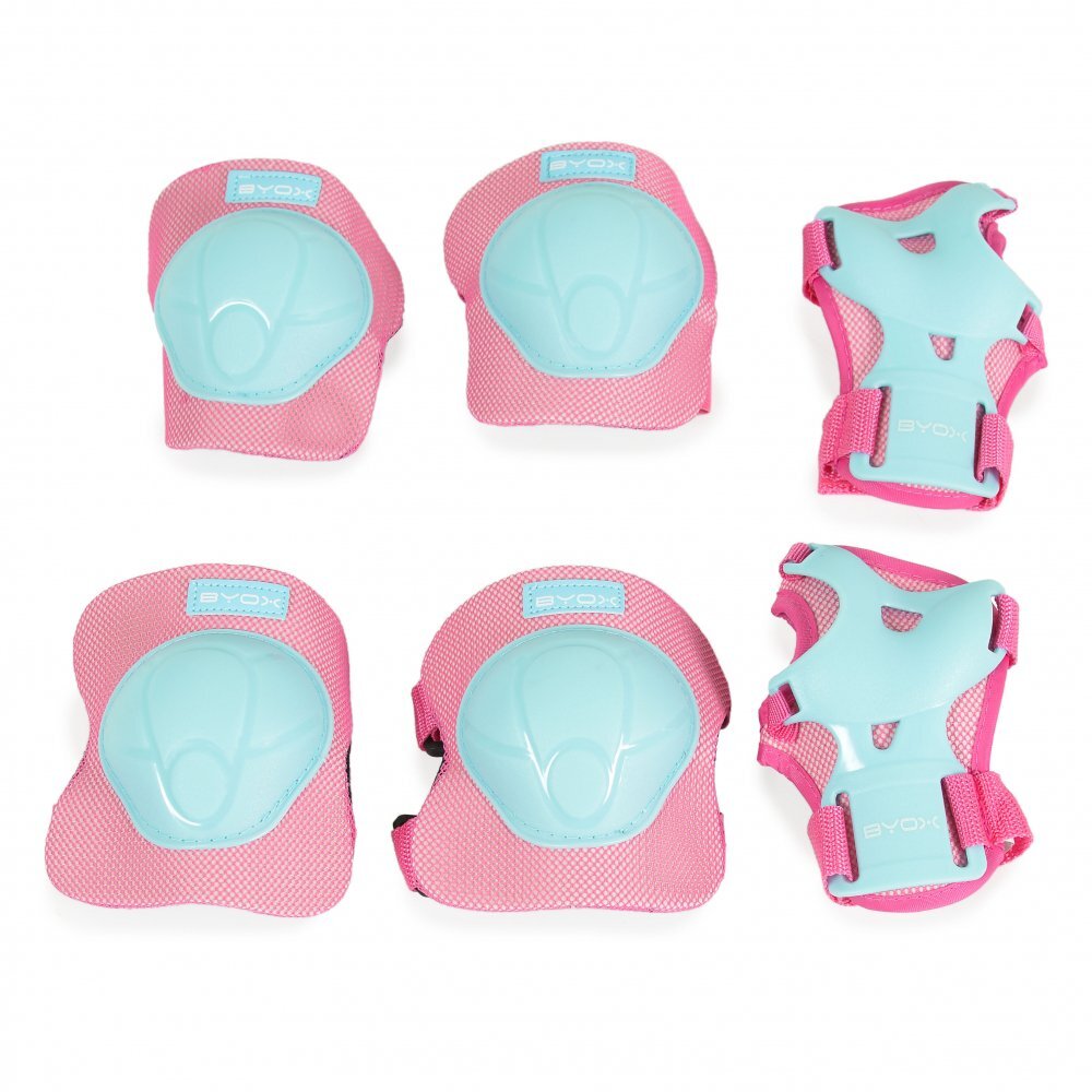 Byox Set protectii copii pentru sport in aer liber Frozen cu cotiere genunchiere si protectii brate Class A pana la 25kg Marime S