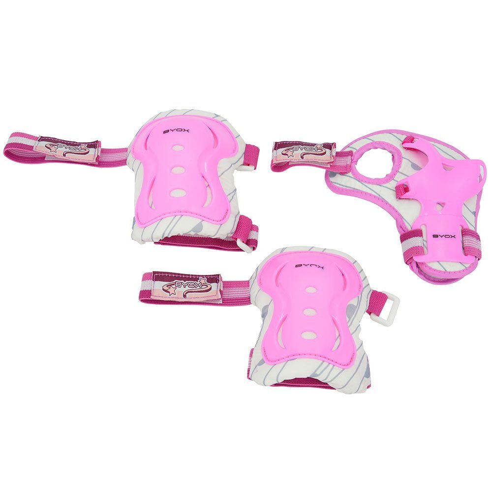 Byox Set protectii cotiere genunchiere si brate Amar 2 Pink S