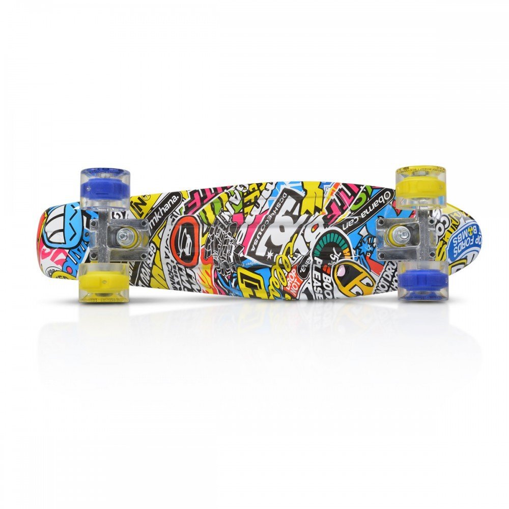 Byox Skateboard 56 cm Hipster cu lumini Led