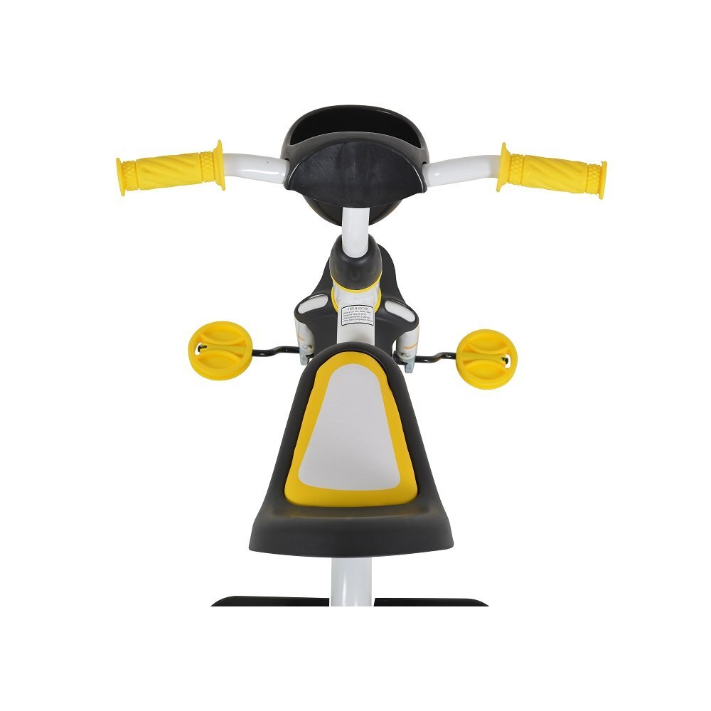 Byox Tricicleta pentru copii Buddy White cu cosulete de depozitare roti din cauciuc Eva scaun ergonomic de la 3 ani pana la 25 kg