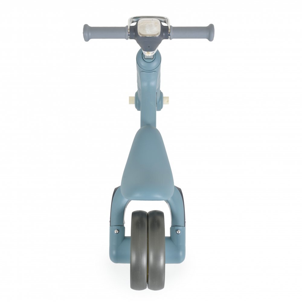 Byox Tricicleta pentru copii Learn to Ride Albastru 2 in 1 cu pedale transformabila structura usoara pliere compacta sistem de siguranta cu viraj limitat roti din cauciuc EVA si far cu lumina