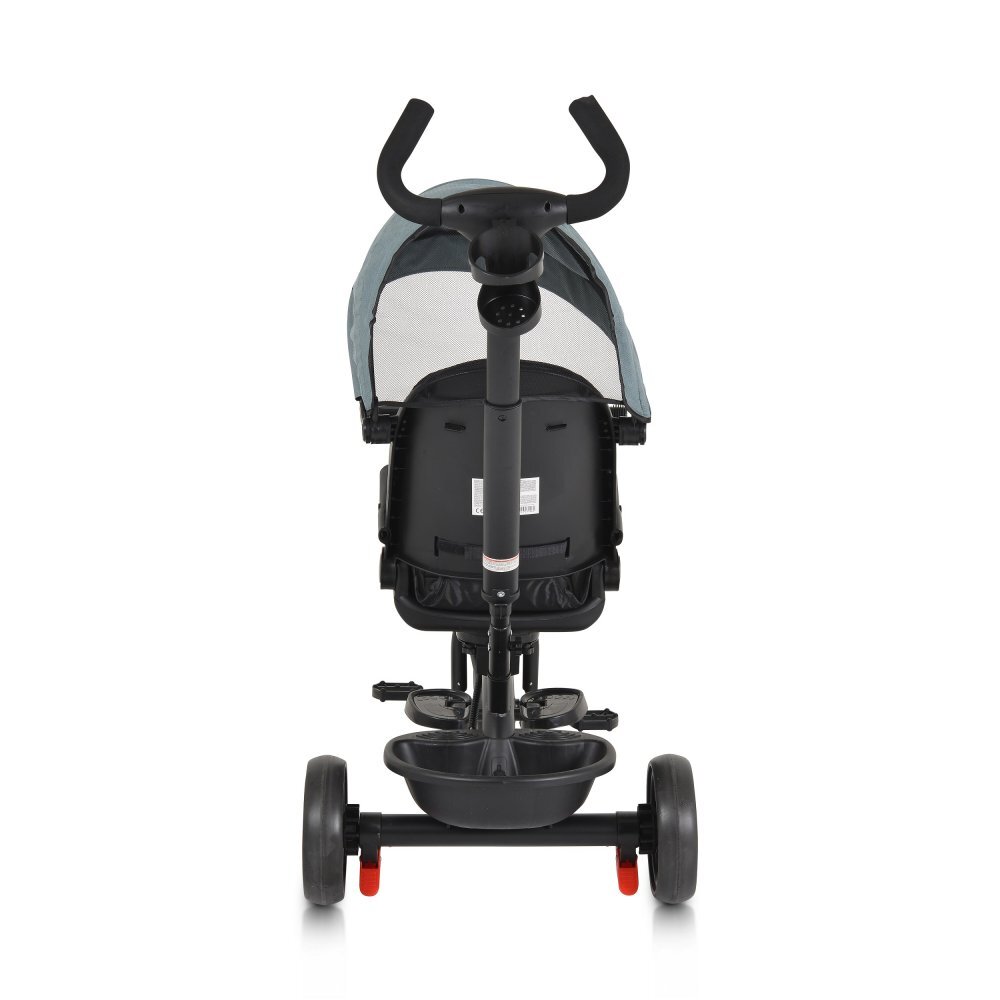 Byox Tricicleta pentru copii Summer Blue cu roti Eva maner parental detasabil scaun rotativ spatar reglabil si suport picioare
