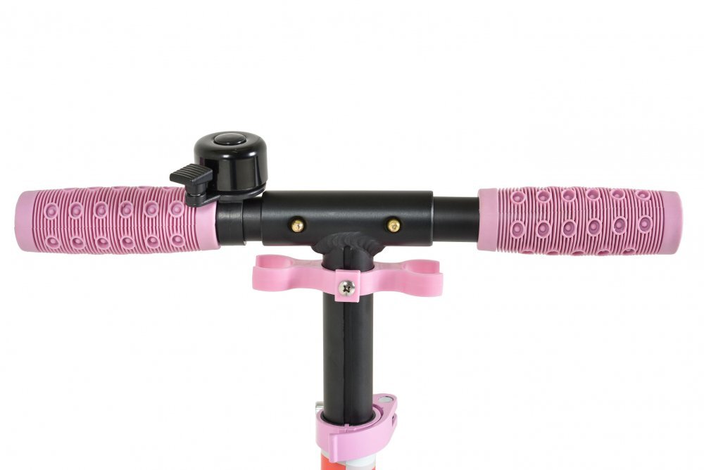 Byox Trotineta din aluminiu Miracle Pink pliabila inaltime reglabila roti Led sonerie greutate admisa 50 kg