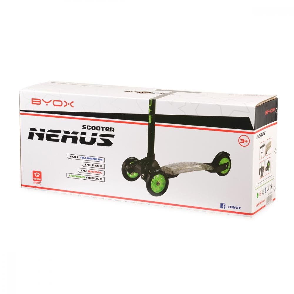 Byox Trotineta intuitiva cu ghidon din aluminiuinaltime reglabilaroti PU Nexus