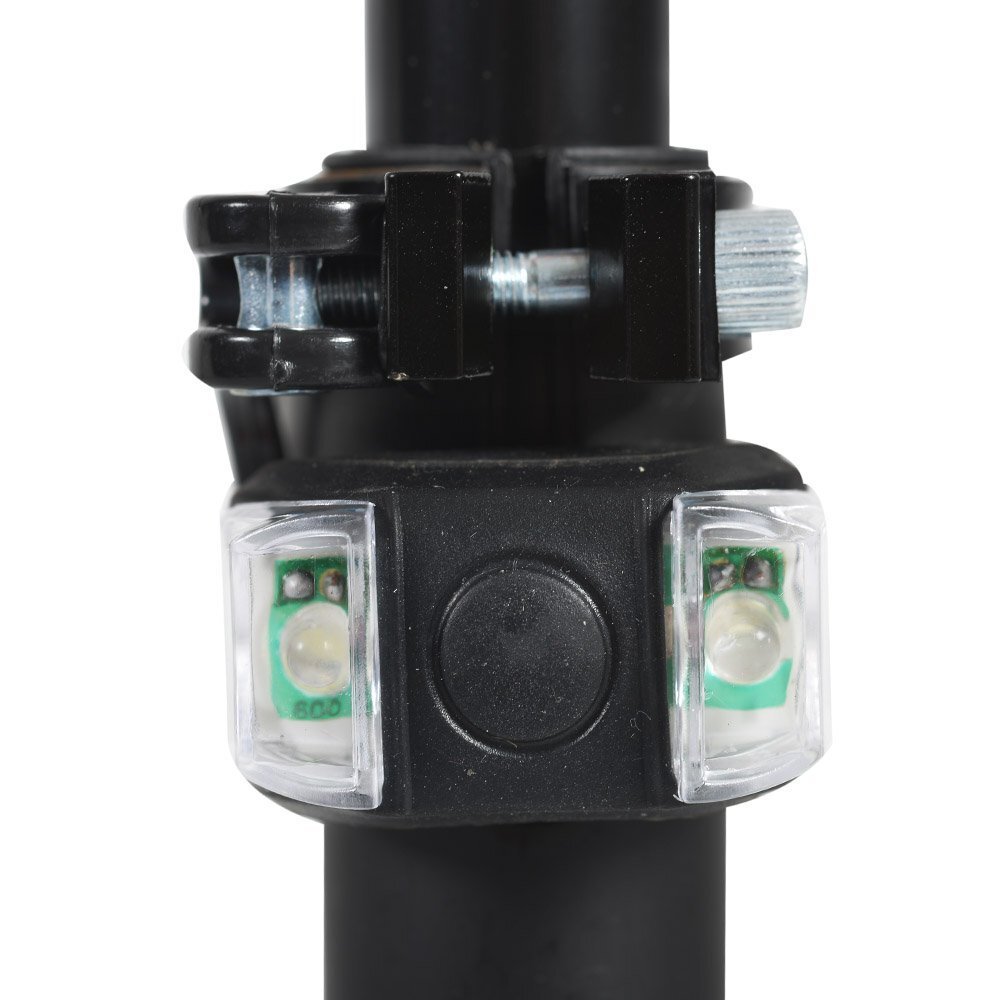 Byox Trotineta intuitiva cu inaltime ghidon reglabilacadru din aluminiuroti din PU cu luminilumin frontalede la 3 ani si pana la 40kg Rapture Black