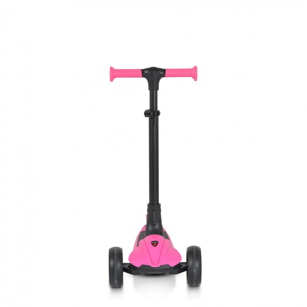 Byox Trotineta pentru copii Bolt Pink pliabilacadru din aluminiuinaltime ghidon reglabila pe 3niveleroti PU si baza cu lumini LED de la 3ani si pana la 50kg
