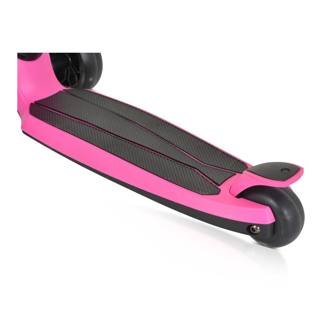 Byox Trotineta pentru copii Bolt Pink pliabilacadru din aluminiuinaltime ghidon reglabila pe 3niveleroti PU si baza cu lumini LED de la 3ani si pana la 50kg
