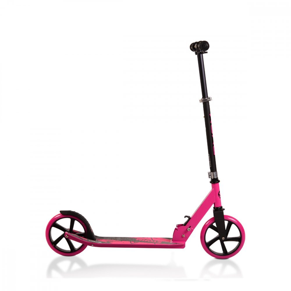 Byox Trotineta pliabila cu cadru din aluminiughidon reglabil Storm Pink recomandata de la 5 ani si pana la maxim 100kg