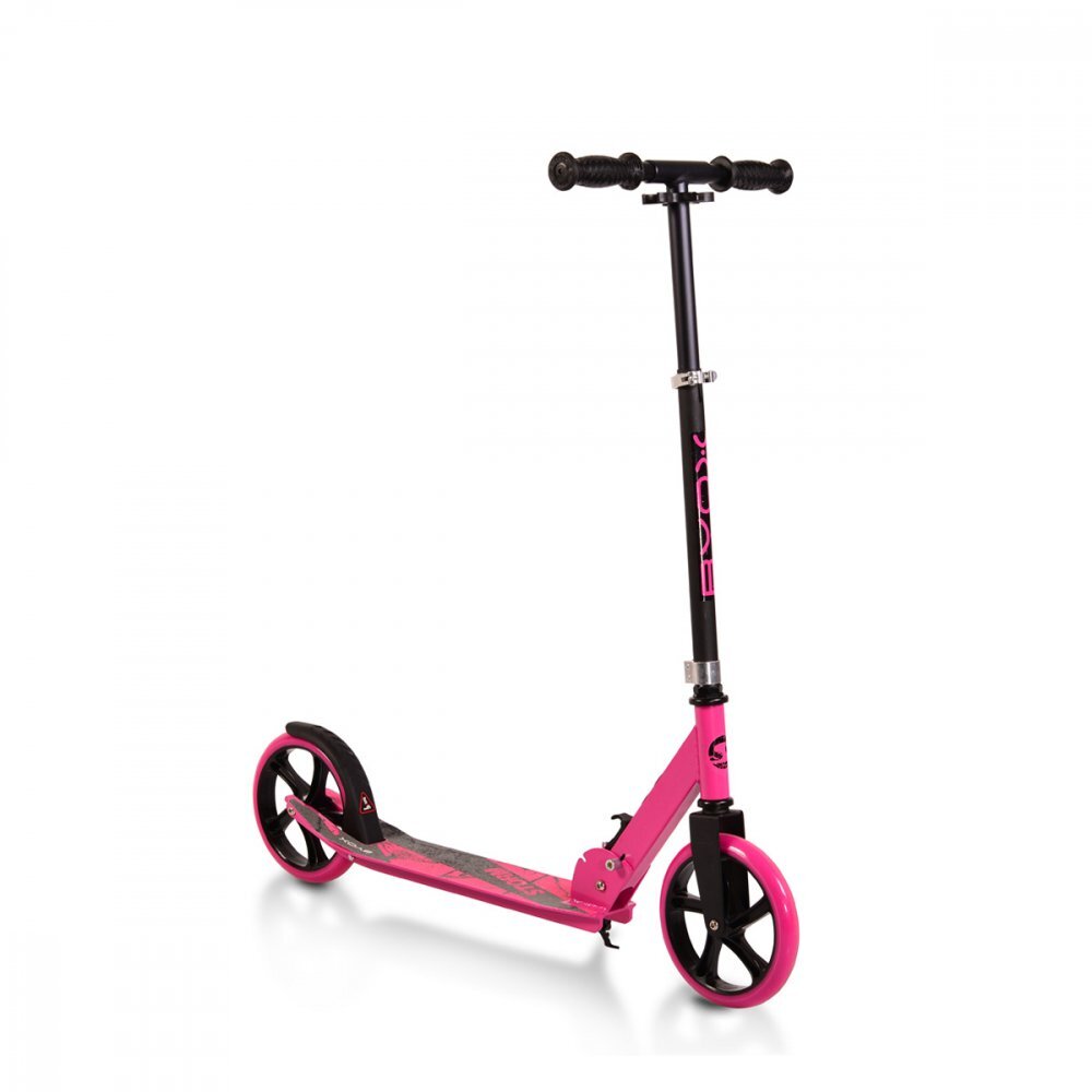 Byox Trotineta pliabila cu cadru din aluminiughidon reglabil Storm Pink recomandata de la 5 ani si pana la maxim 100kg