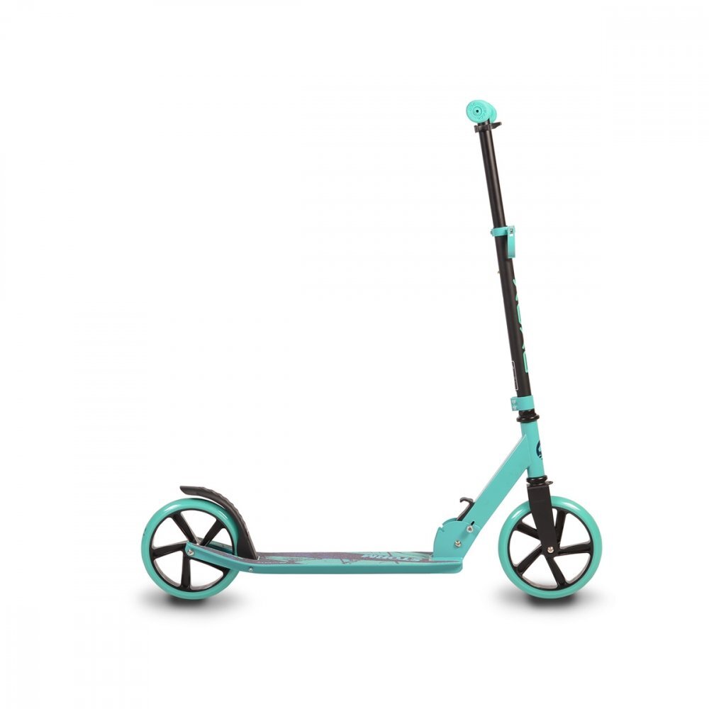 Byox Trotineta pliabila cu cadru din aluminiughidon reglabil Storm Turquoise recomandata de la 5 ani si pana la maxim 100kg