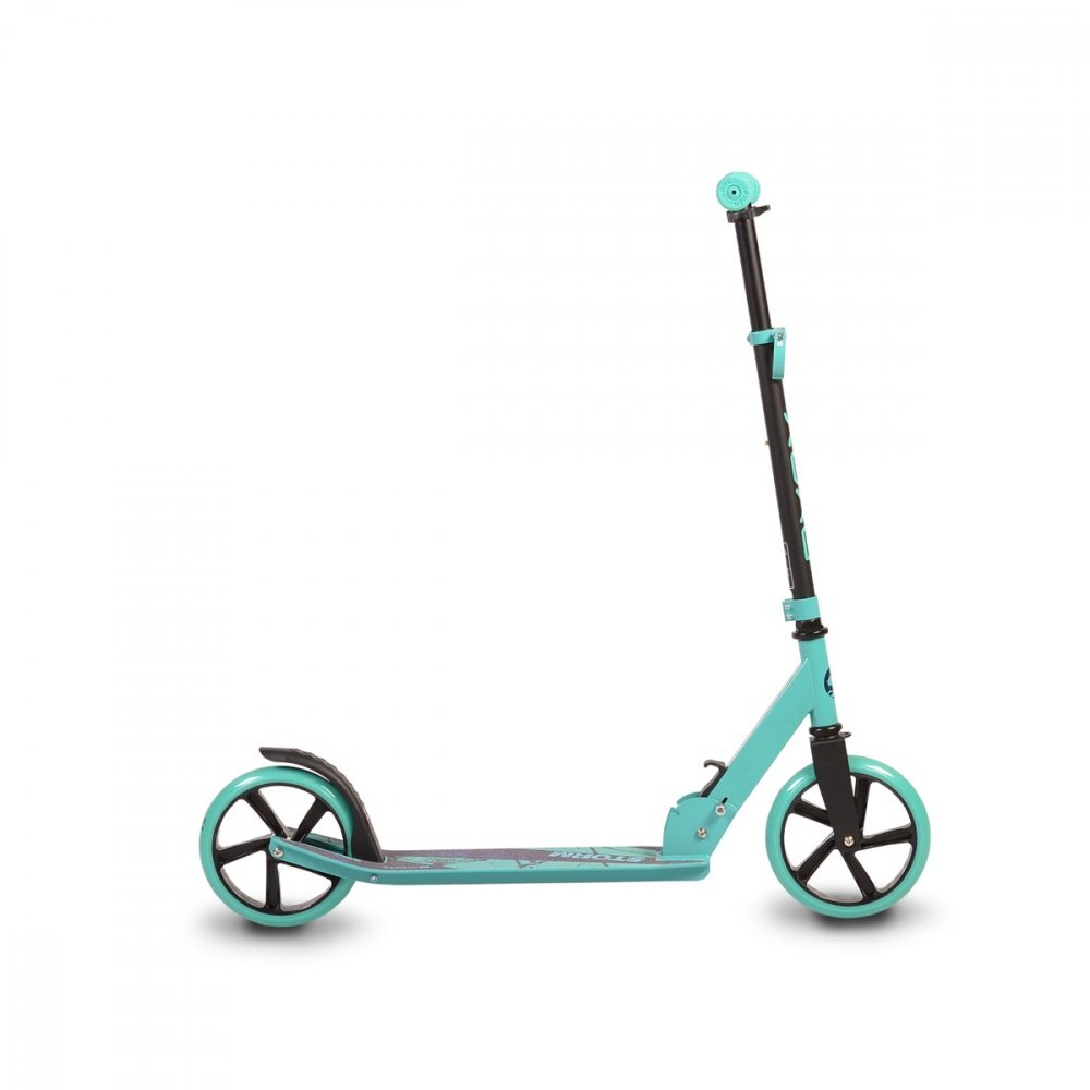 Byox Trotineta pliabila cu cadru din aluminiughidon reglabil Storm Turquoise recomandata de la 5 ani si pana la maxim 100kg